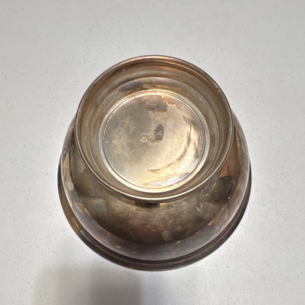 Harmony House Silverplate Bowl Antique Decorative Edge Elegant Tableware