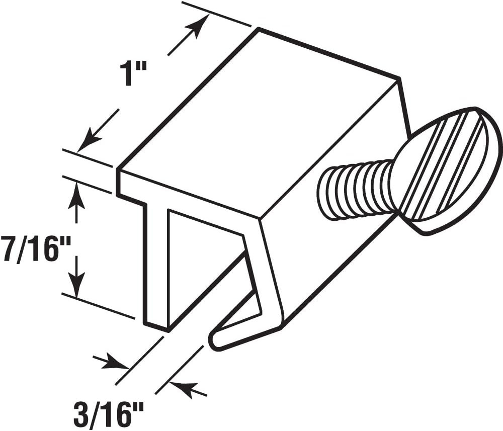 U 9819 Aluminum, Sliding Window Security Lock (4 Pack)
