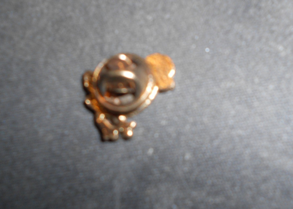 Small Chick Enameled Lapel Pin