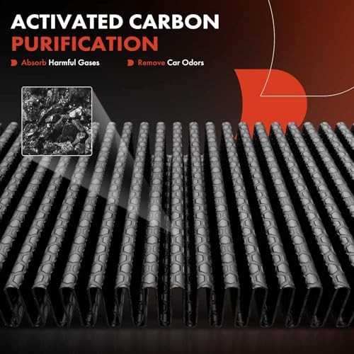 Cabin Air Filter with Activated Carbon Compatible with Ford Focus 2000-2007,