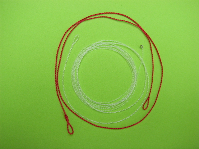 Fluorocarbon Furled Fly Fishing Leader w/ Micro Swivel & Furled Line Indicator