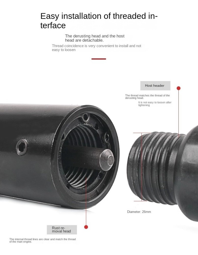 Multi-functional Needle-type Pneumatic Derusting Gun Shovel Derusting Machine