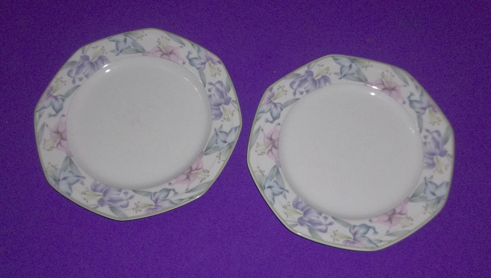 (2) Christopher Stuart Victoria 5 Pc. China Place Setting ~ Easter Mother's Day