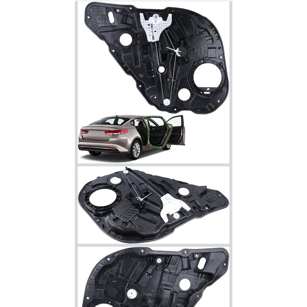 Power Window Regulator 2016-2021 Rear Right Passenger Side Duolctrams