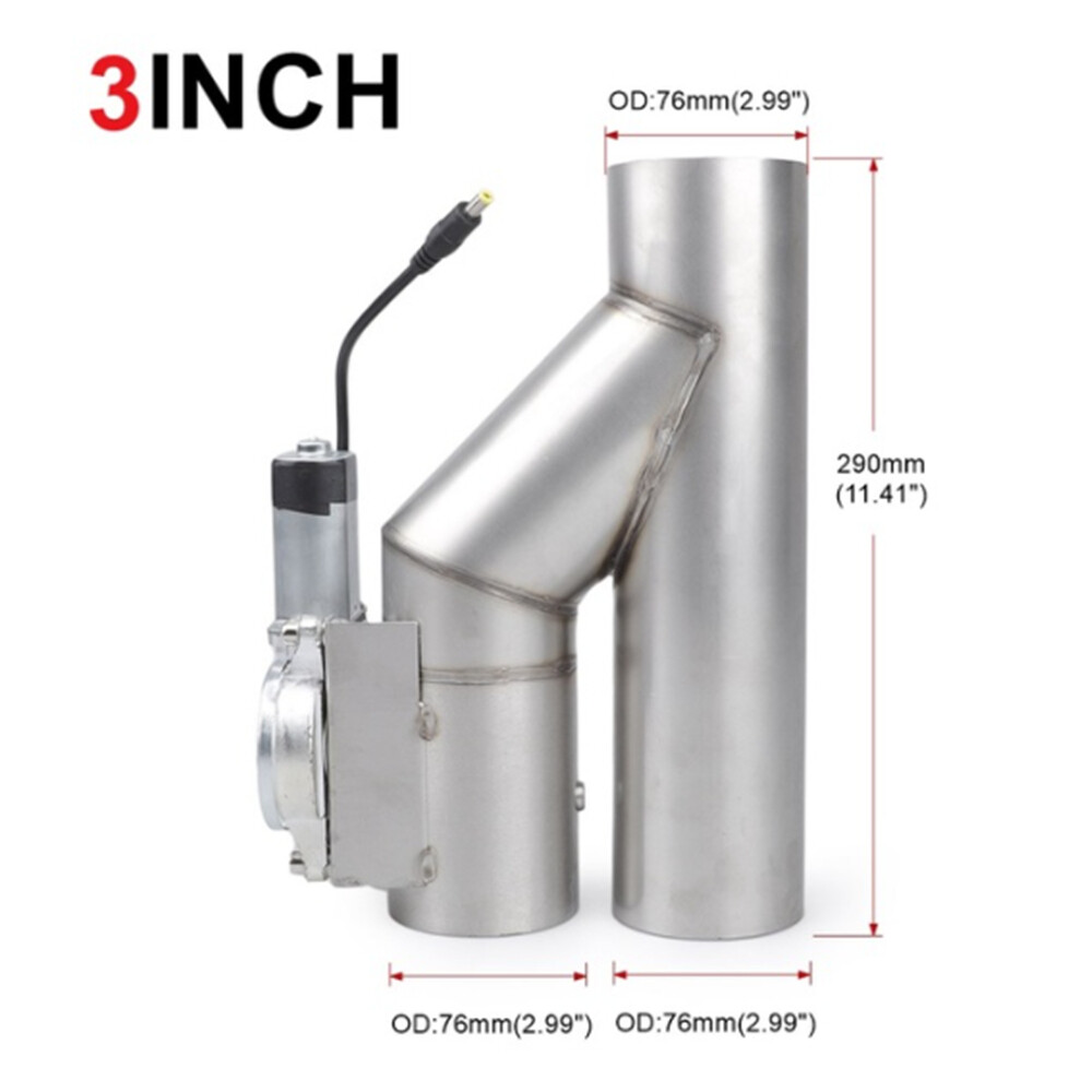 3 inch Electric Exhaust Downpipe Y-Pipe Valve CONTROLLER REMOTE KIT