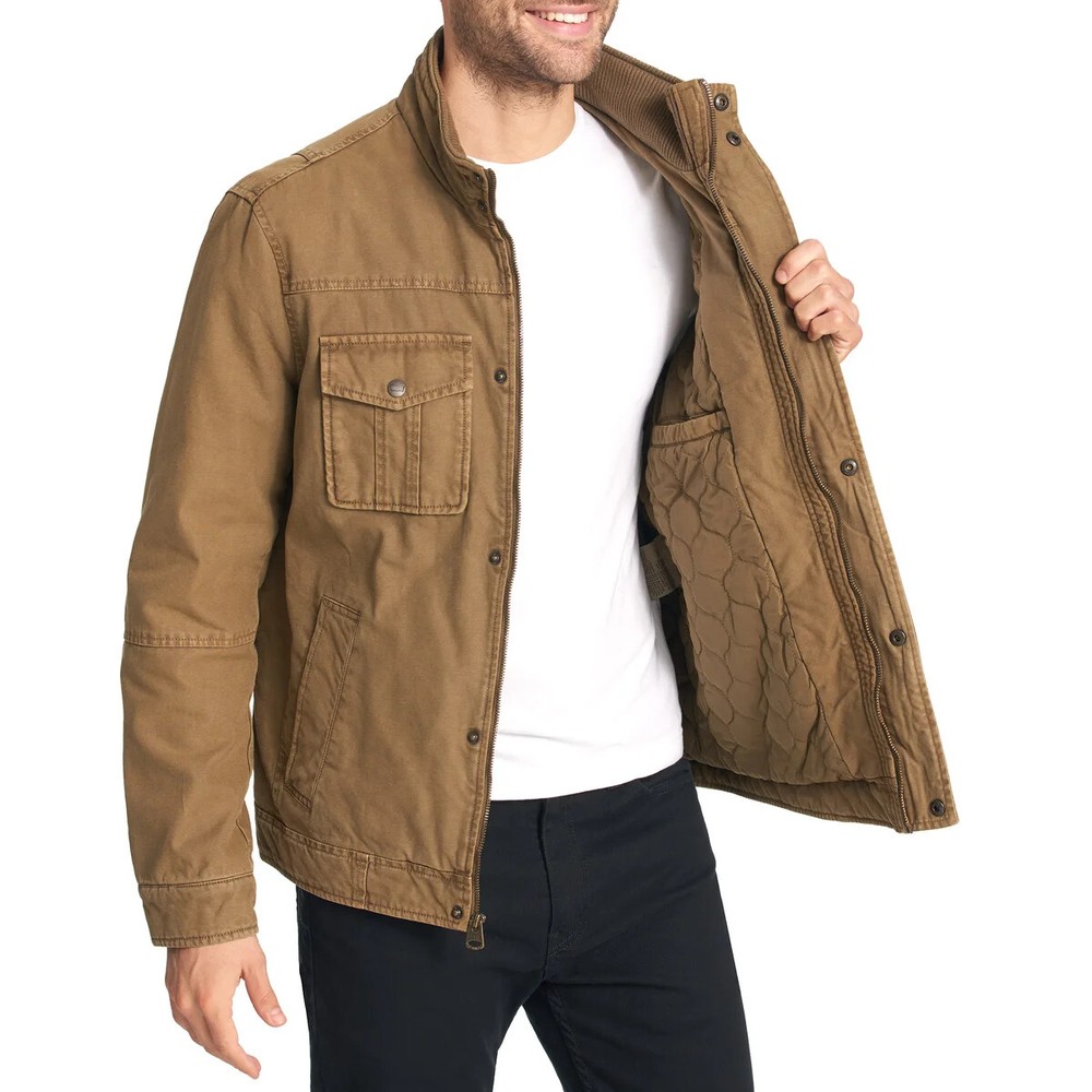LEVI'S MEN'S STETCH TWILL JACKET, TAN *CHOOSE SIZE