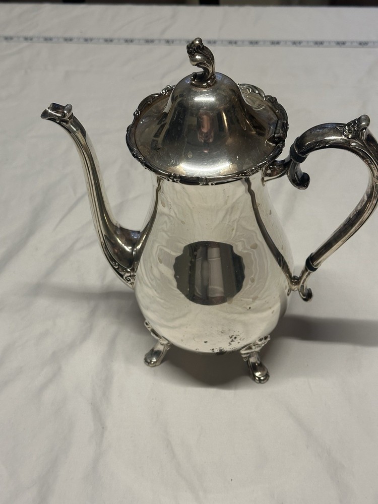 VTG Reflection 1847 Roger Bros Silver Plated Tea + Coffee Service Set, IS, 9202