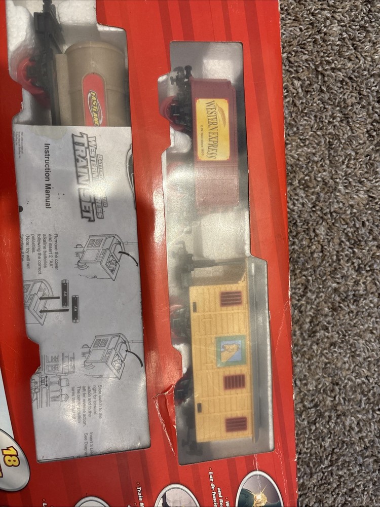 Fast Lane Western Express Train Set Complete Battery Operated