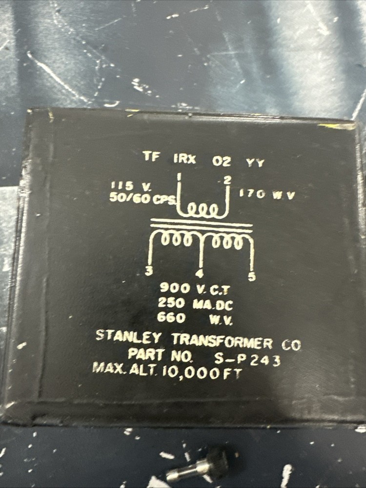 Stanley transformer Part Number S – P243