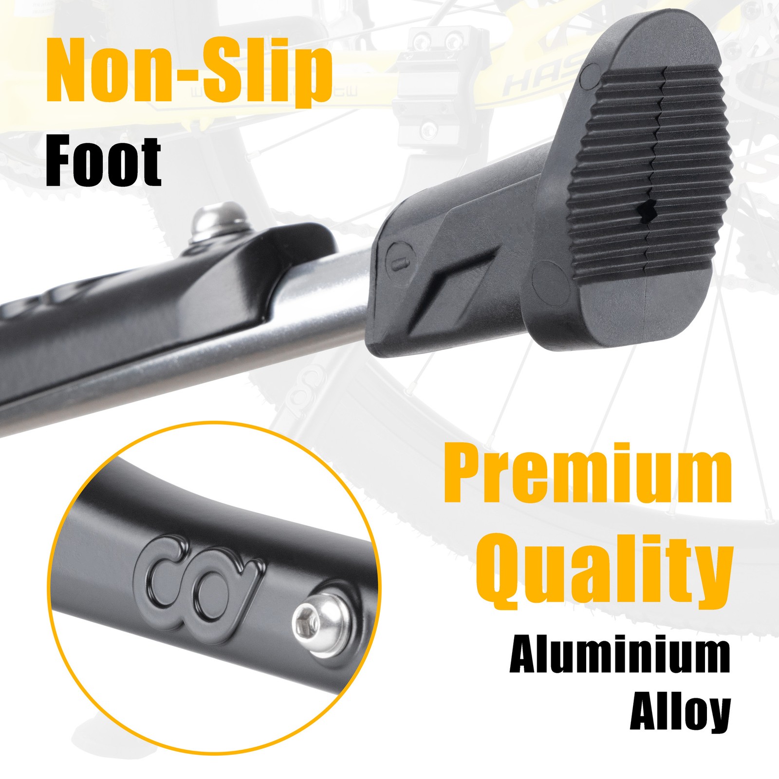 CD Adjustable Bike Kickstand for MTB & 700C Road Hybrid Bikes Kids Bikes