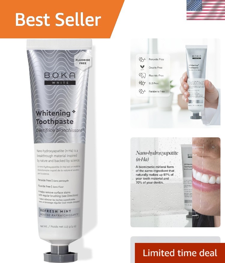 Gentle Nano Hydroxyapatite Toothpaste for Sensitive Teeth - 4oz, Mint Flavor