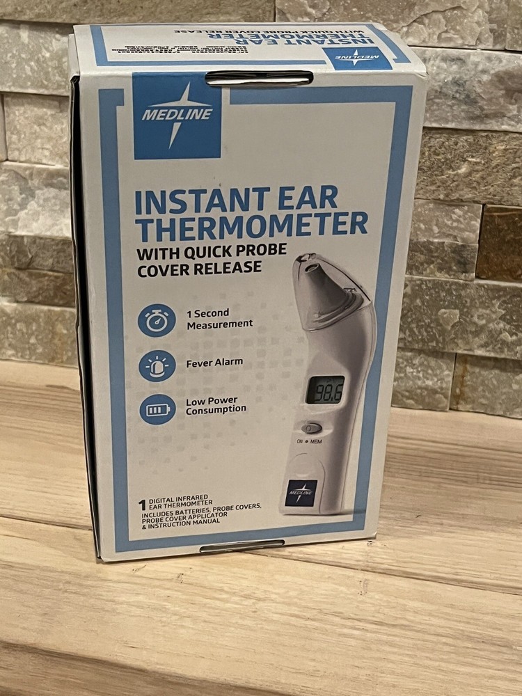 Medline Ear Thermometer with Quick Probe Cover Release (REF MDS9700)