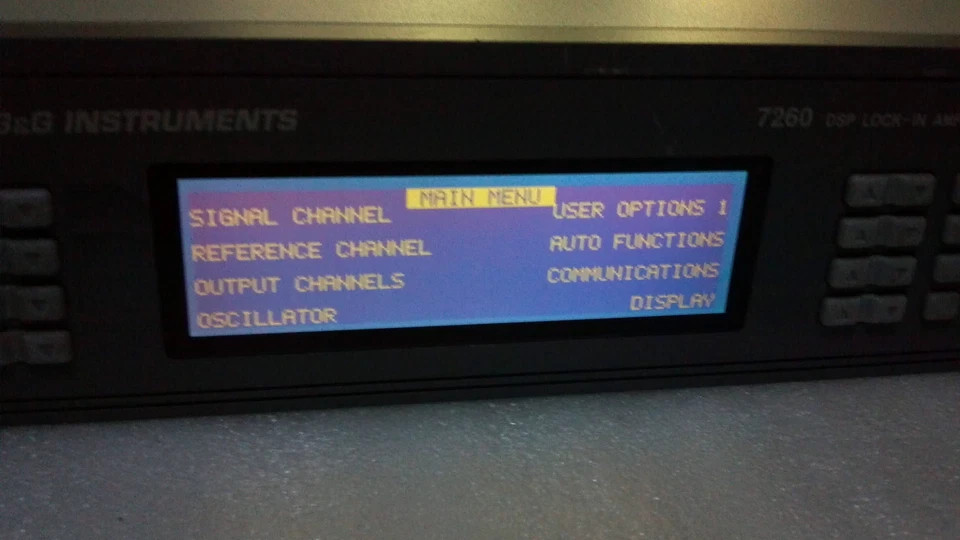 EG&G Instruments 7260 DSP LOCK IN AMPLIFIER