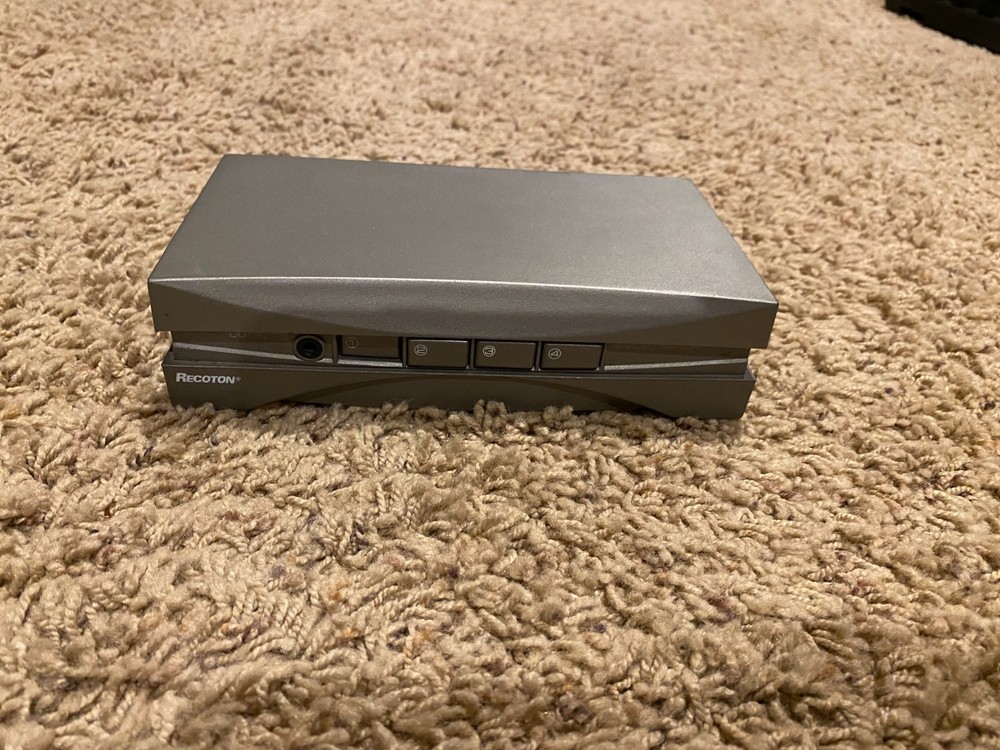 Recton 4-Input 1-Output AV Selector Switch RCA Composite S-Video