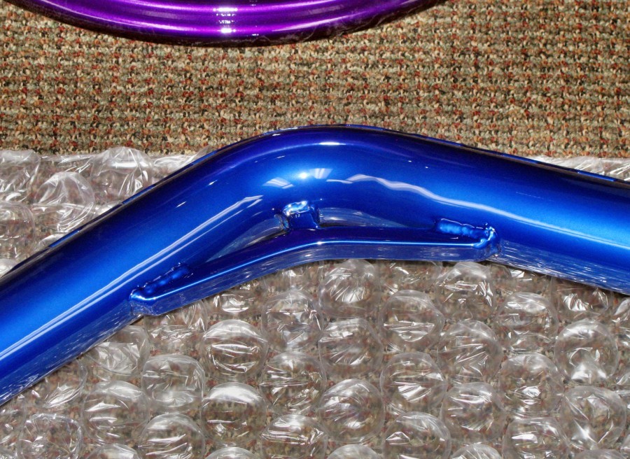 Transparent Candy Blue Powder Coating Paint - 1 LB