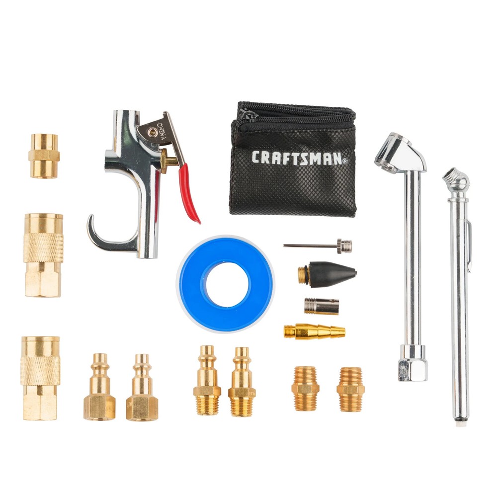 CRAFTSMAN 18-Piece Air Compressor Accessory Kit Pneumatic Tools Set