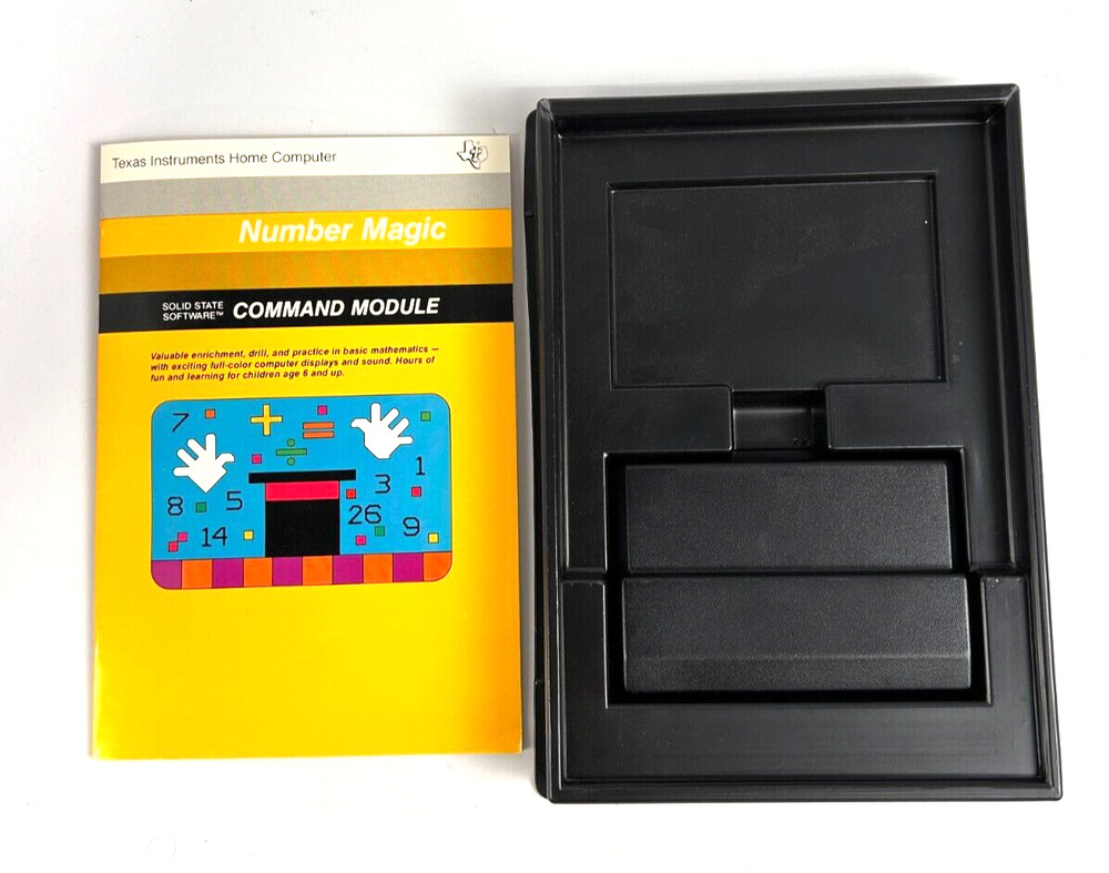 Computer Applications Software - NUMBER MAGIC - Texas Instruments TI-99/4a