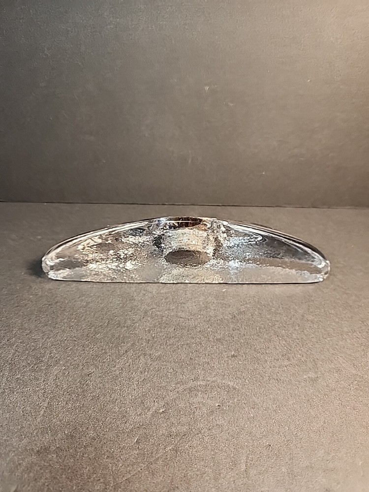 Simon Pearce Crystal Desk Clock Working