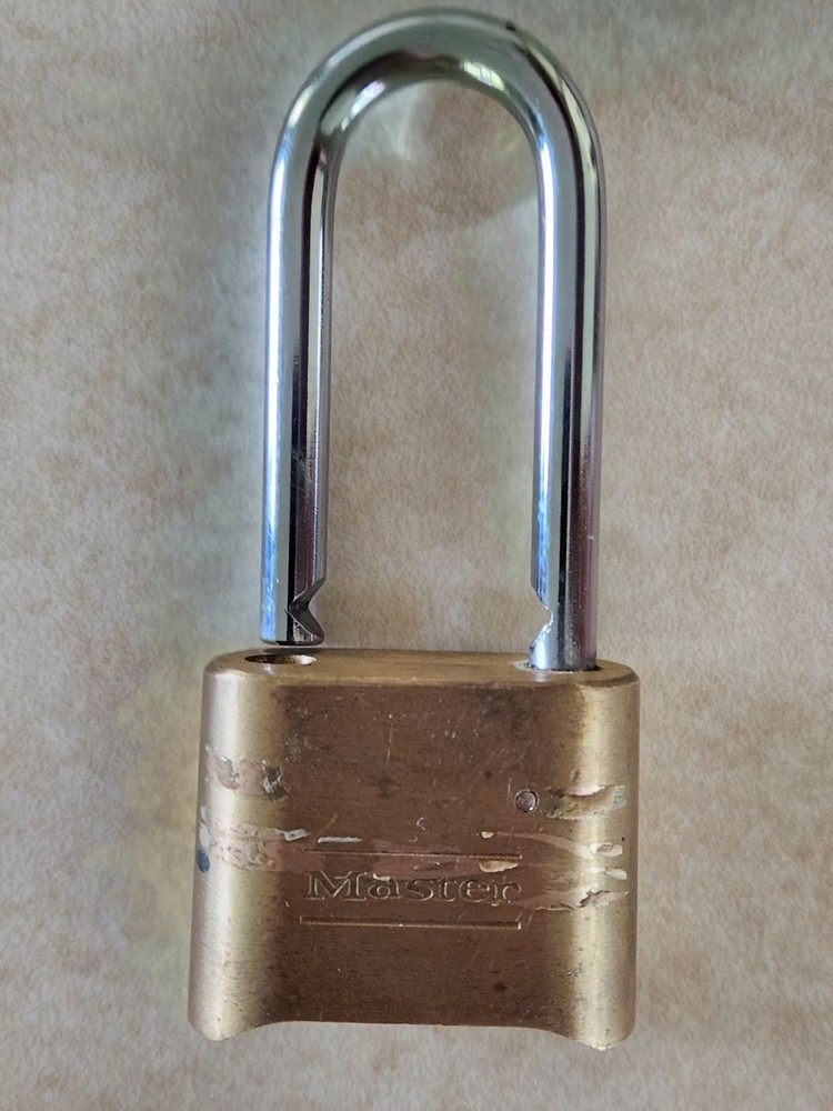 Master Lock 175 Set-your-own Combo Lock 4" Hardened