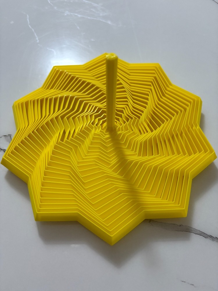 3D Printing Expanded Sensory Fidget Star Model Visual Illusion Hexagon Whirling