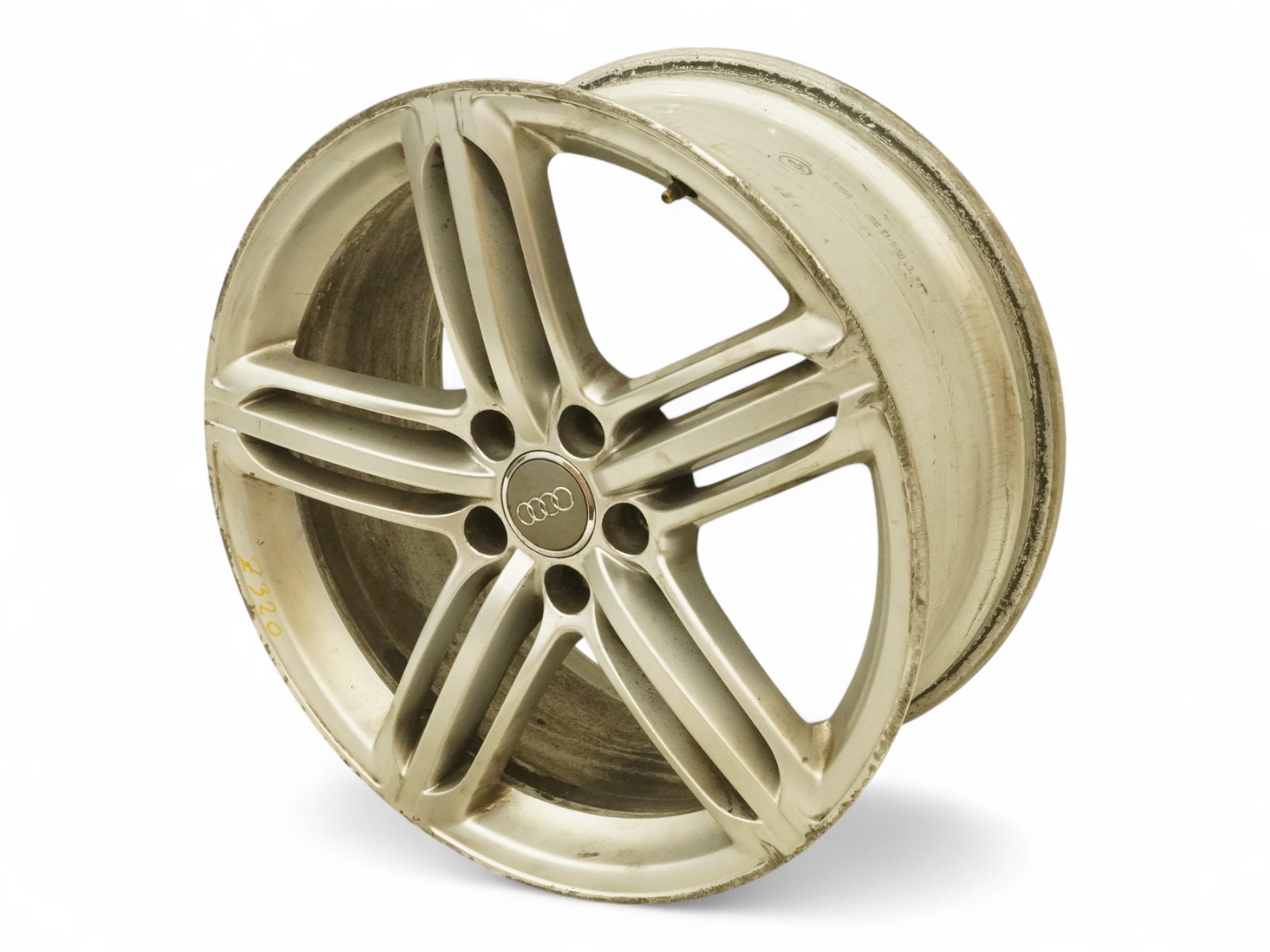 09-16 Audi S4 B8 Wheel Rim F42 5 Triple Spoke 19X8.5J 5-112Mm Et43 8K0601025cm