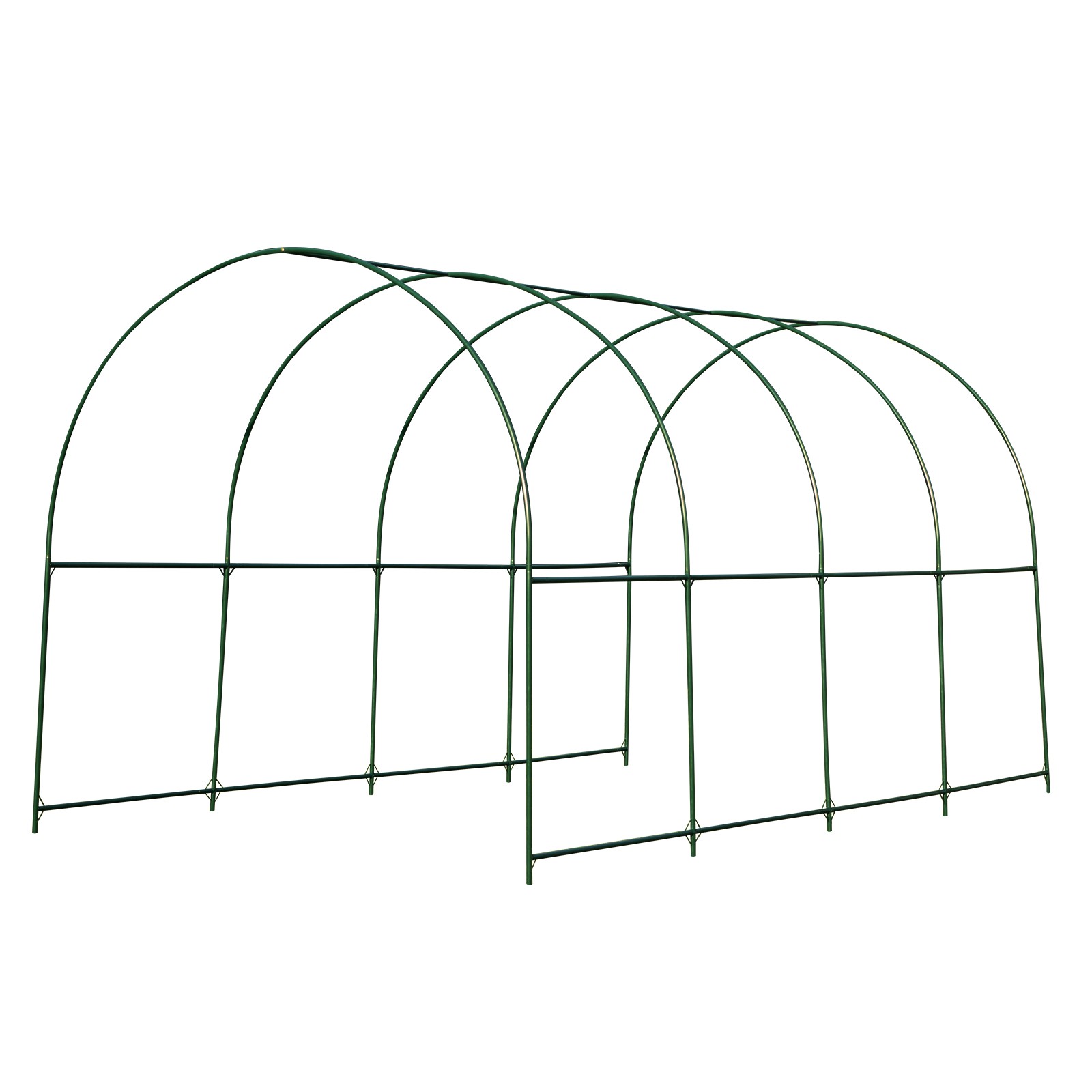 13x7x7.2 ft Steel Garden Arch Rose Arbor Climbing Plant Grape Support Frame Yard