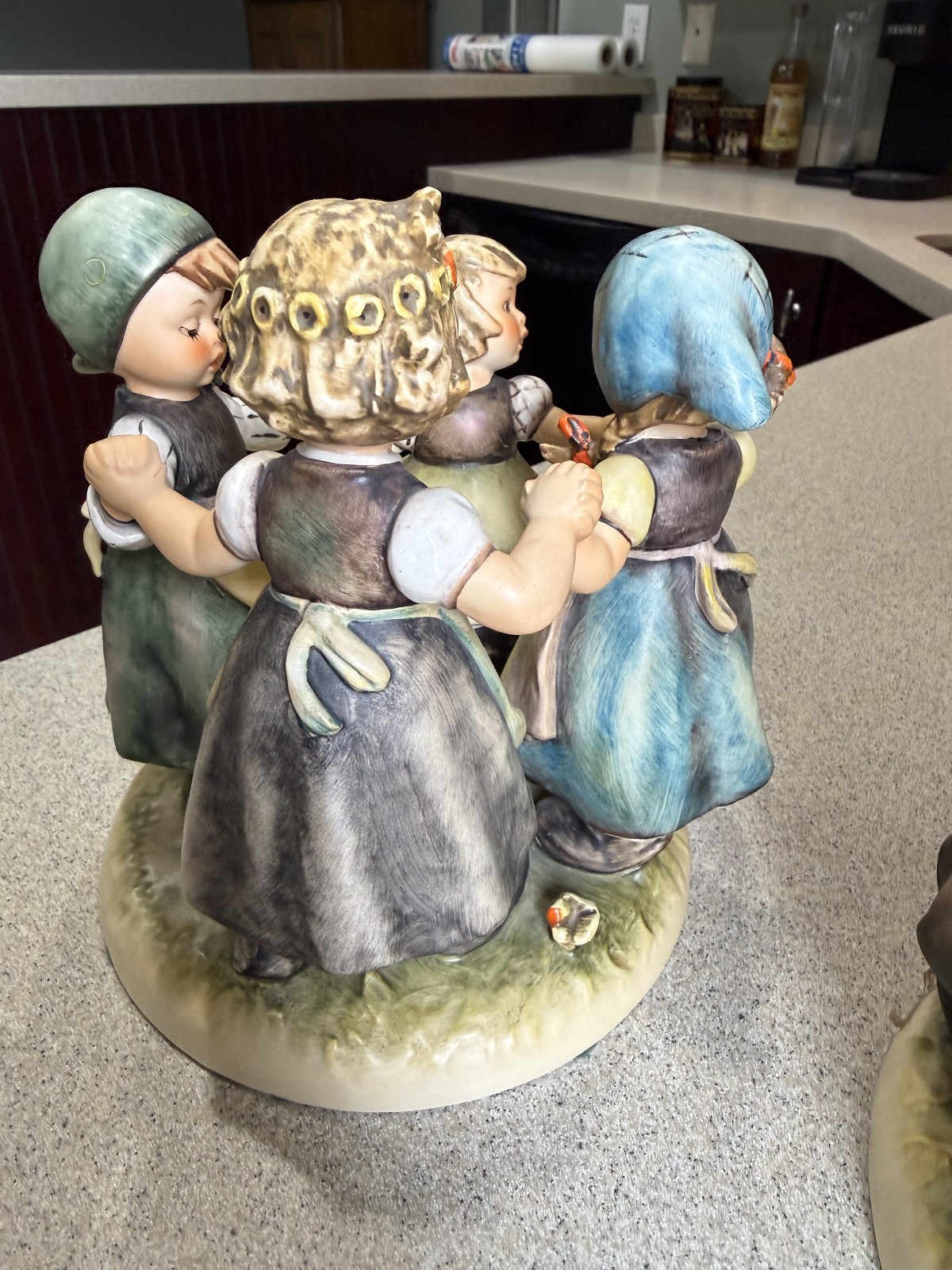 Quantity 2 1957 " RING AROUND THE ROSIE " #348 HUMMEL FIGURE W. GERMANY GOEBEL