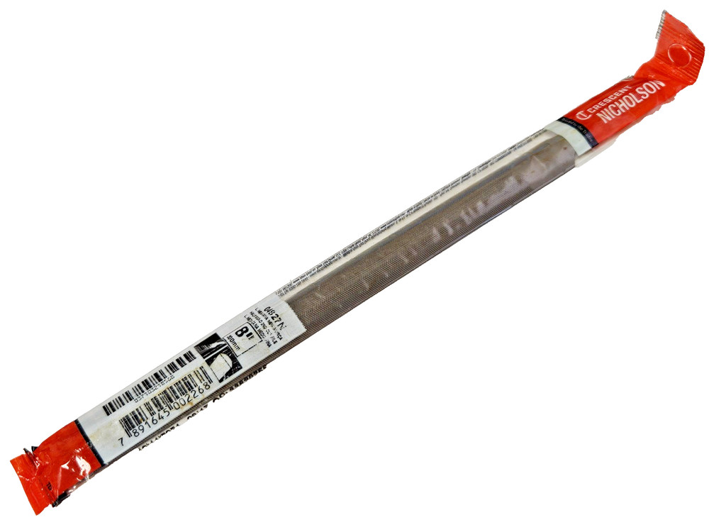 04927N Nicholson 8" Half Round Second Cut Double Cut