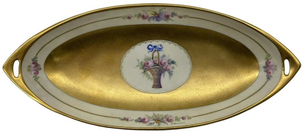 Pickard Signed Anton Richter Celery Tray