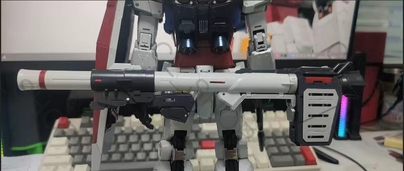 White Hyper Bazooka 1/60 Model kit for PG Unleashed RX-78-2 - USA