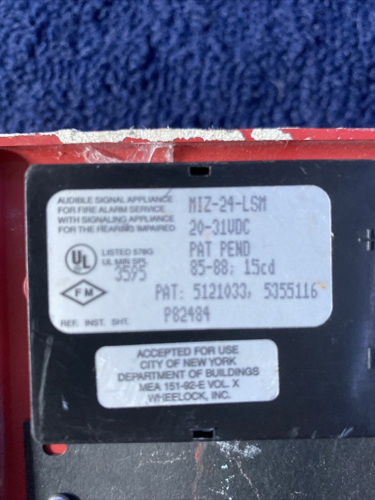 Wheelock MIZ-24-LSM