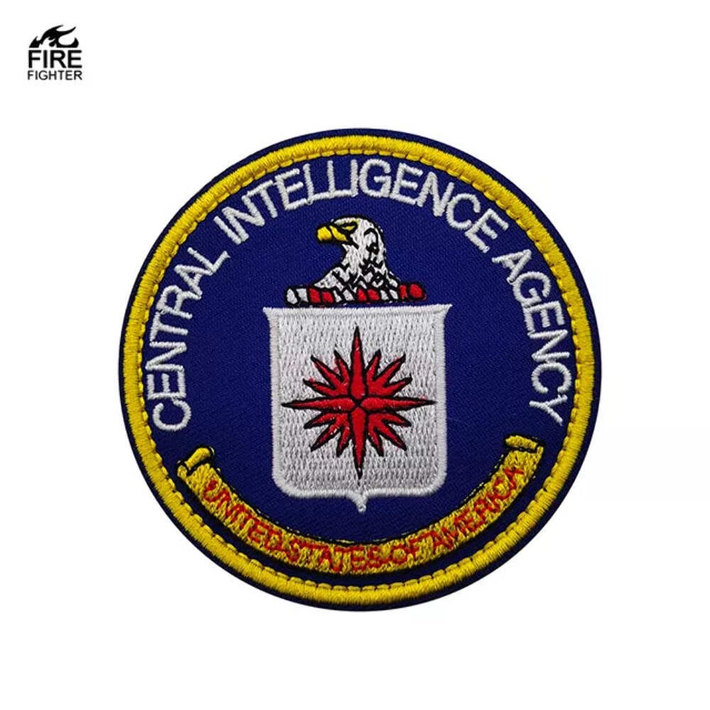 CIA Central Intelligence Agency Embroidered Hook and Loop Patch FREE USA SHIPPIN