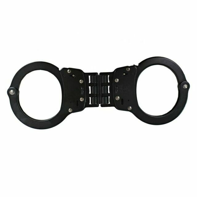 Smith & Wesson 300 Hinged Handcuffs - Blued Finish (350095)