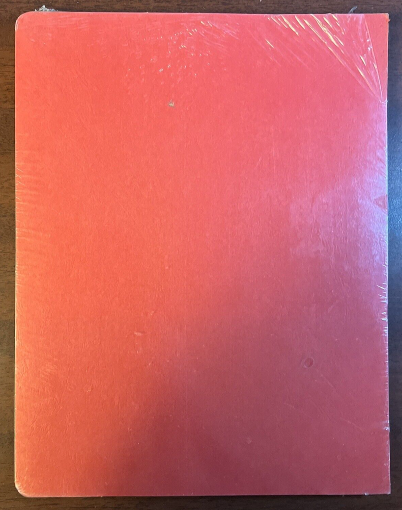 GBC RED Presentation Covers, 25 plain coversets STURDY GRAIN