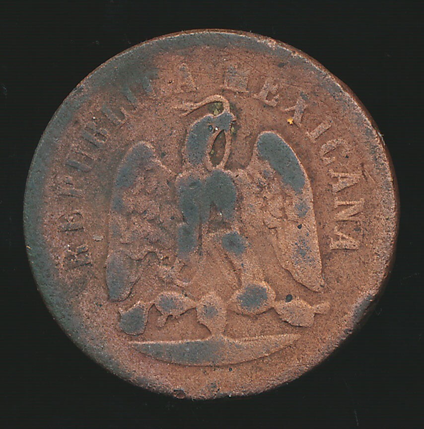Mexico - Second Republic 1890-Mo CENTAVO (Copper)
