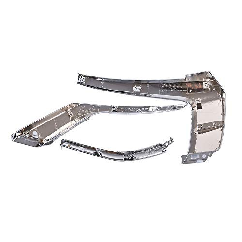 LH Front Bumper Upper Chrome Trim Molding Strip Replacement for Outlander