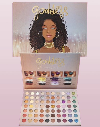 GODDESS EYESHADOW PALETTE 70 PCS SHADE - NWOB