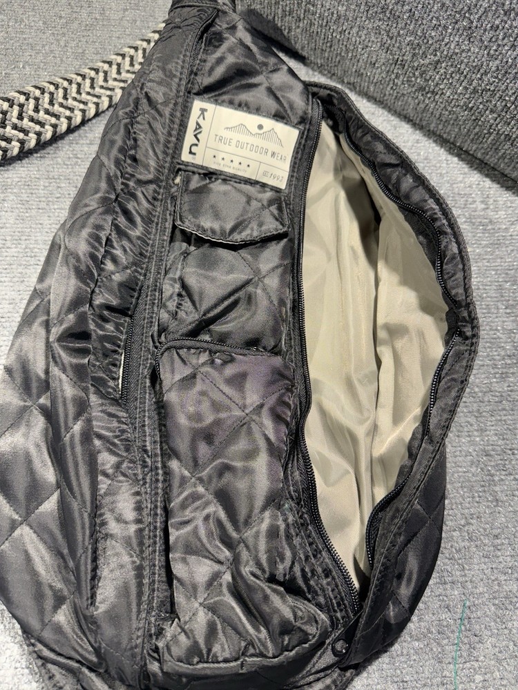 KAVU Rope Puff Quilted Sling Backpack
