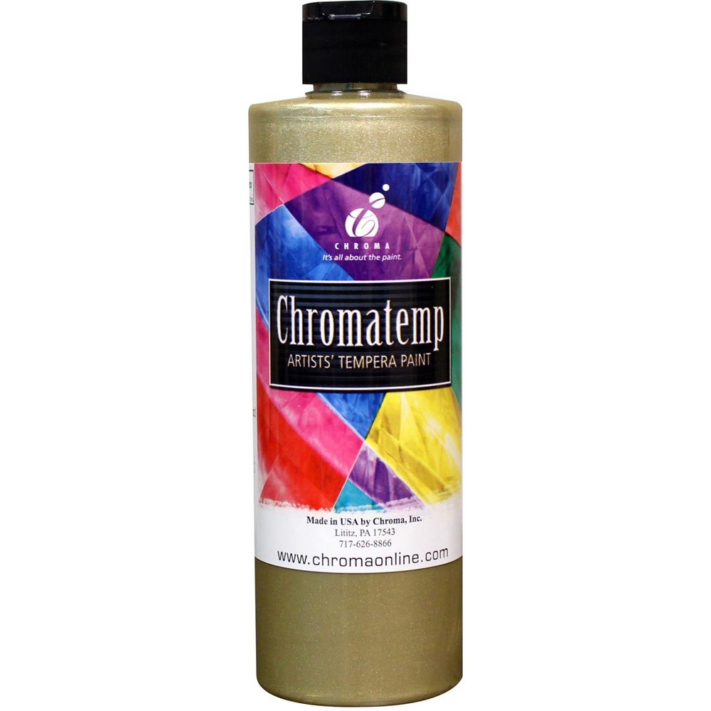Chromatemp Pearlescent Tempera Paint Gold