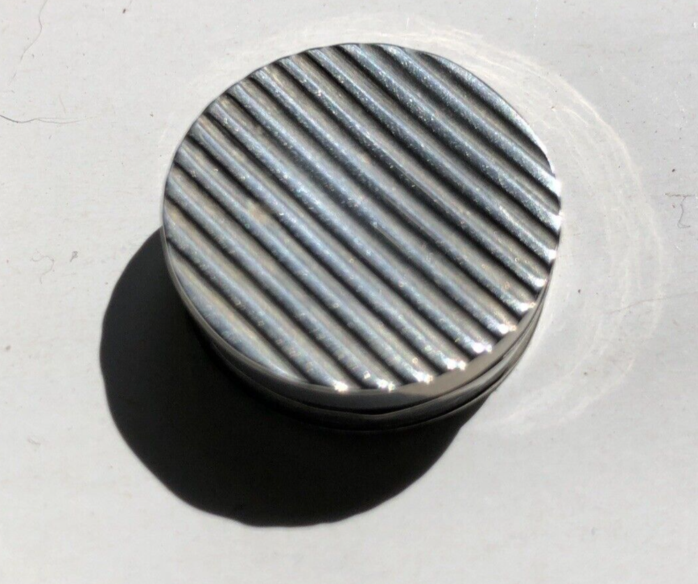 George III Small Silver Patch Box Birmingham 1800 John Thornton