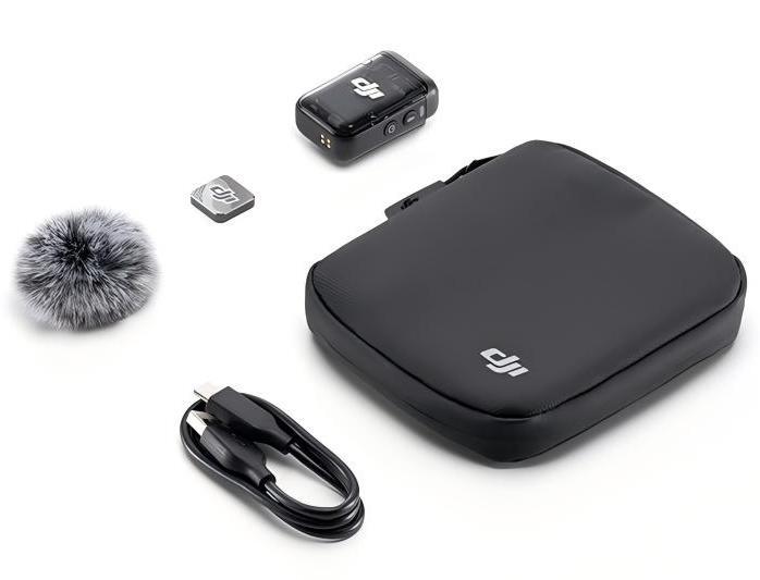 DJI Mic 2 Transmitter/Recorder with Built-In Microphone (Shadow Black)