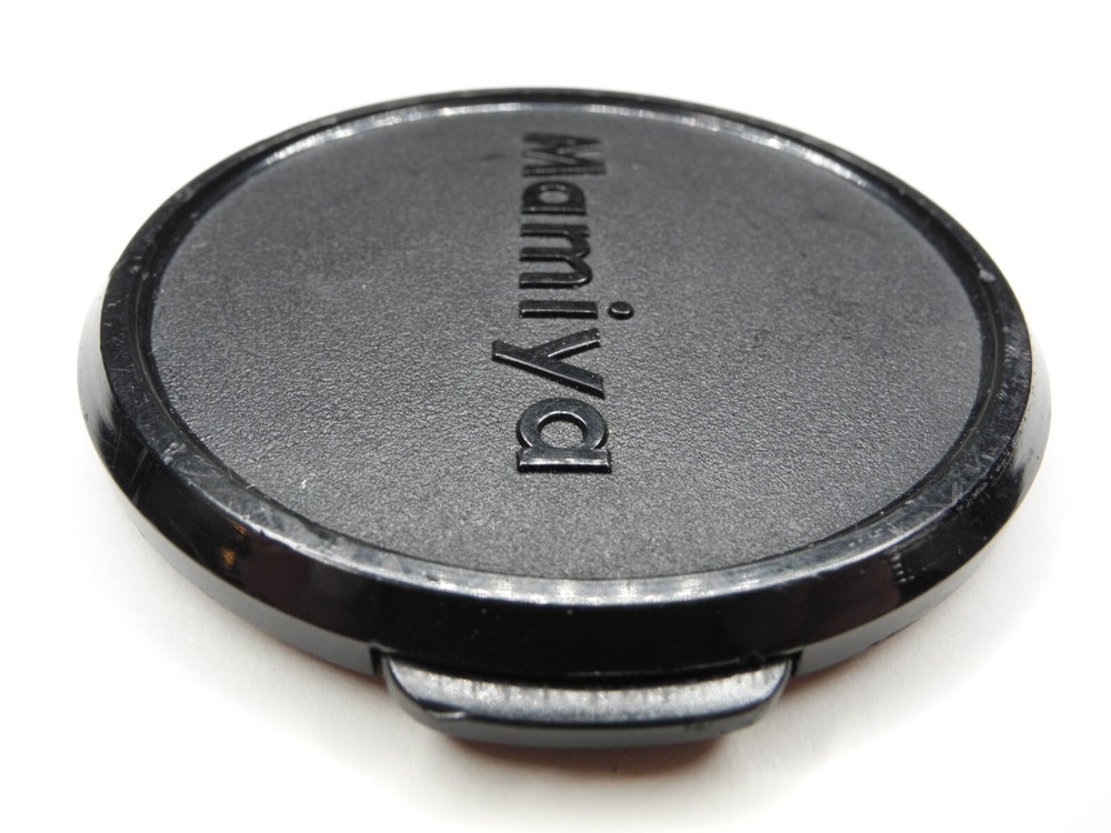 Mamiya 58mm Genuine Black Snap On Front Camera Lens Cap