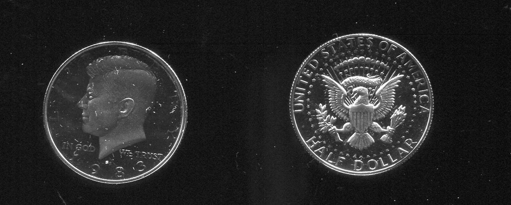 1983-S CLAD PROOF Kennedy Half Dollar GEM BU (D325)