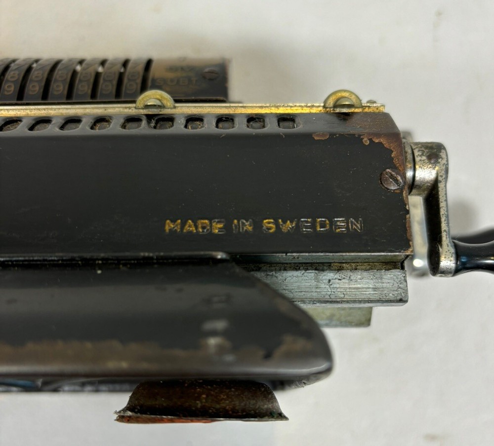 Original Odhner Vintage Calculator Machine