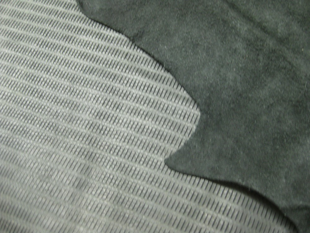 Black Top Grain Buffalo Leather #0009229 Has Patterns ROW 70