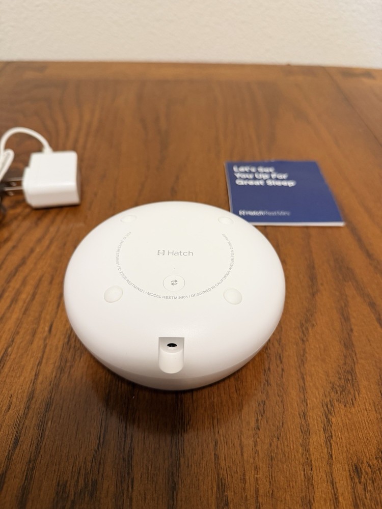 Hatch Rest Mini 01 Sound Machine RESTMINI01 with Power Cord, Tested Working