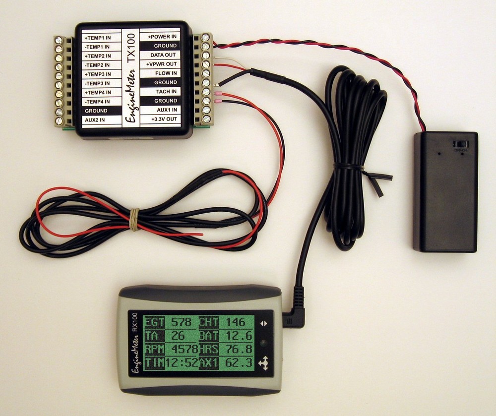 Combo EngineMeter system + fuel flow sensor