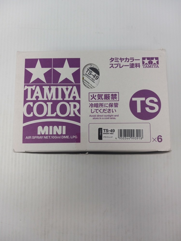 Tamiya Lacquer Spray Paint Bright Red TS-49 100ml Box