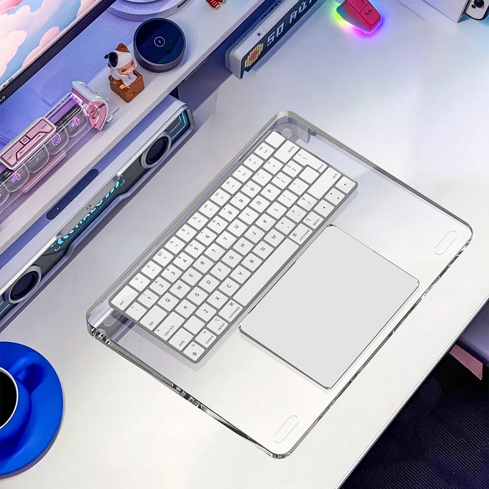 Wrist Rest For iMac Magic Trackpad 2 3 Keyboard Base Acrylic Stand Pad Bracket