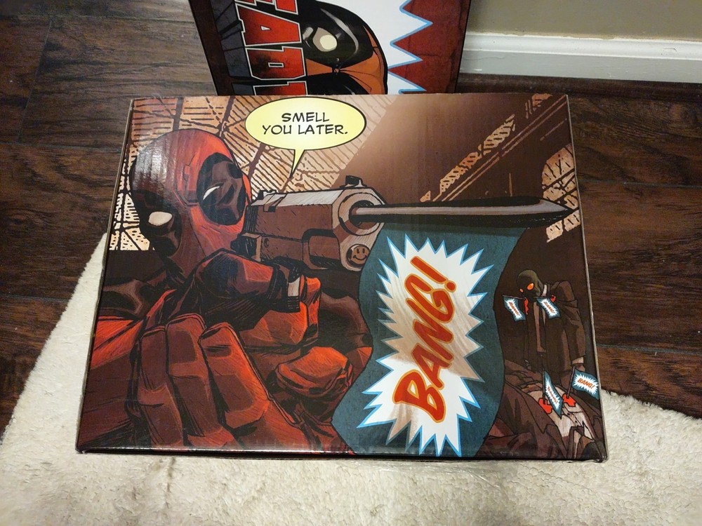 DEADPOOL COMIC SHORT BOX Storage (Smell You later)